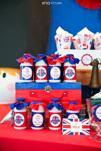 A British Themed 1st Birthday perfect for a Royal Little Prince by Fairy Floss Party and Favours