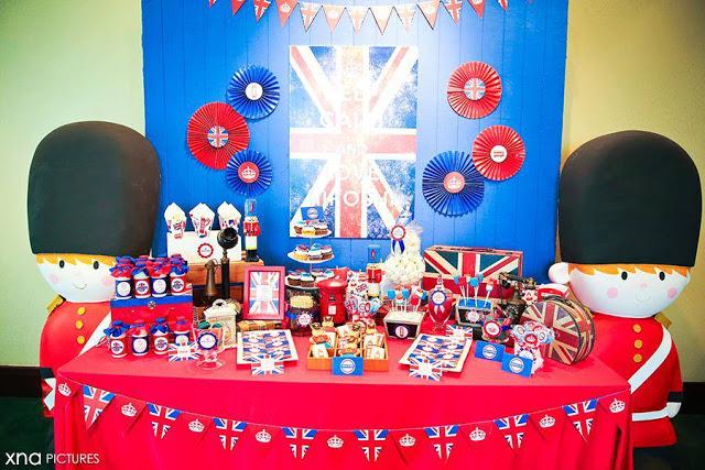 A British Themed 1st Birthday perfect for a Royal Little Prince by Fairy Floss Party and Favours