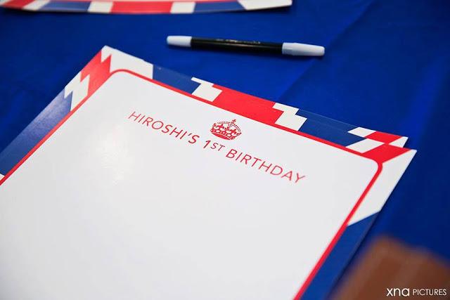 A British Themed 1st Birthday perfect for a Royal Little Prince by Fairy Floss Party and Favours