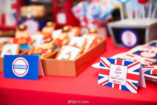 A British Themed 1st Birthday perfect for a Royal Little Prince by Fairy Floss Party and Favours