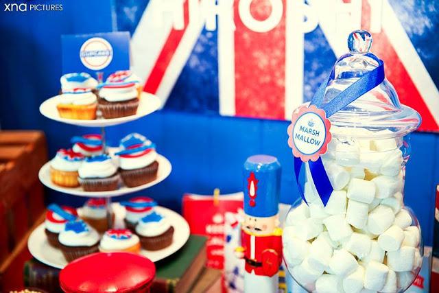 A British Themed 1st Birthday perfect for a Royal Little Prince by Fairy Floss Party and Favours