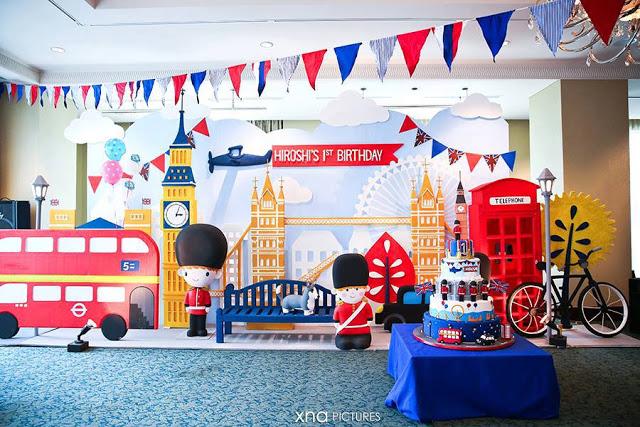 A British Themed 1st Birthday perfect for a Royal Little Prince by Fairy Floss Party and Favours