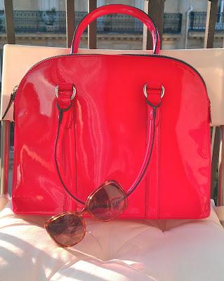 Coral Pink Handbag from Mango