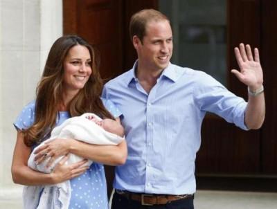 Duke and Duchess of Cambridge with New Prince