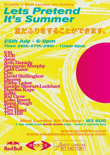 Lets Pretend It's Summer - Group Show - West London