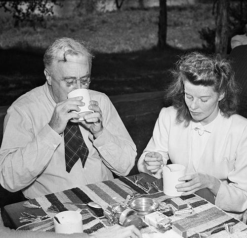 Katherine Hepburn & President Roosevelt1