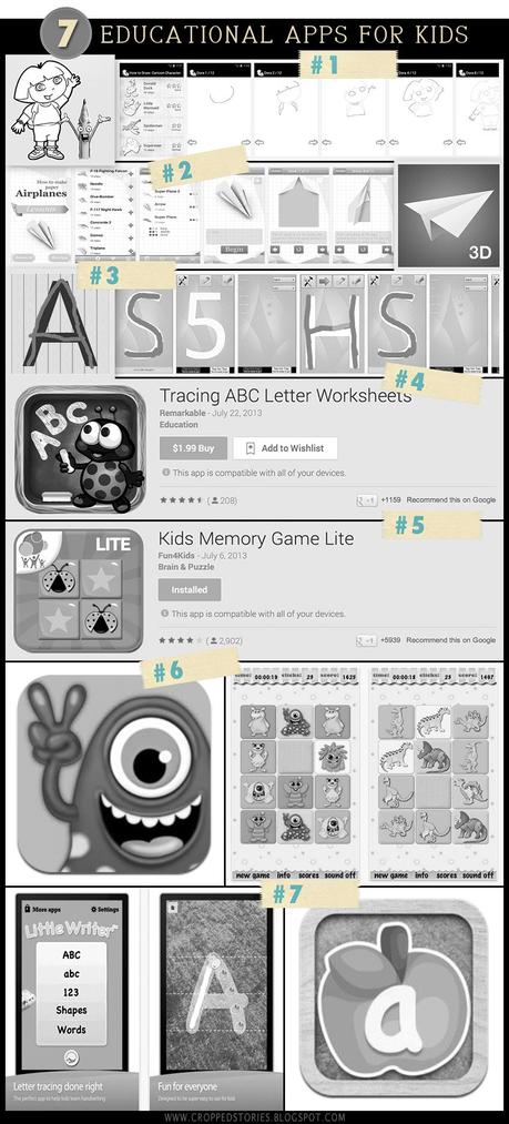 7 educational mobile applications for kids via Cropped Stories