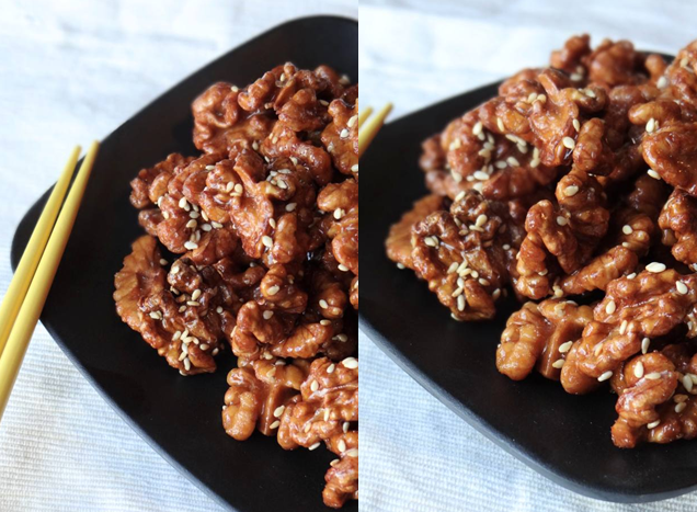 Candied Sesame Walnuts & Snapshots of my Hometown