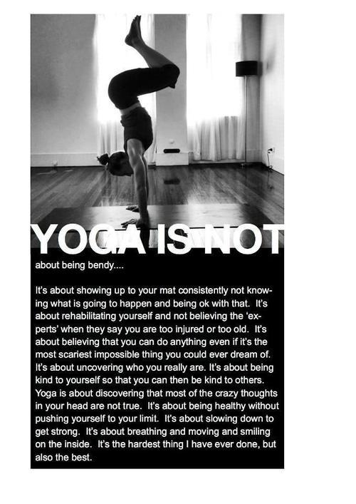 yoga is not...