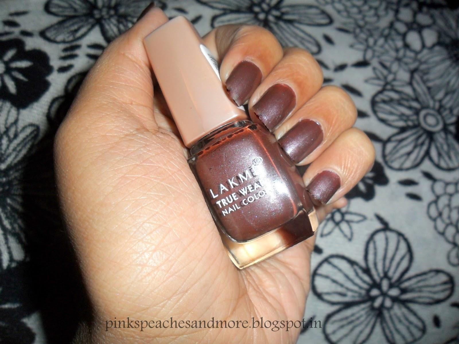 Review Monday: Lakme True Wear Nail Color in Classics-1 Sabyasachi Review & NOTD
