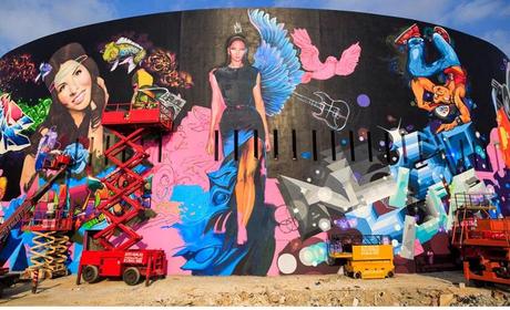 Massive Graffiti Wall In Beirut | O1NE