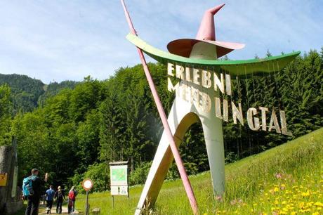 Entrance to Erlebniswelt Mendlingtal in Mostviertel, Austria