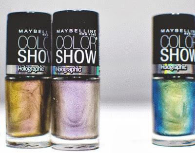 Maybelline Color Show Holographic Nail Polishes