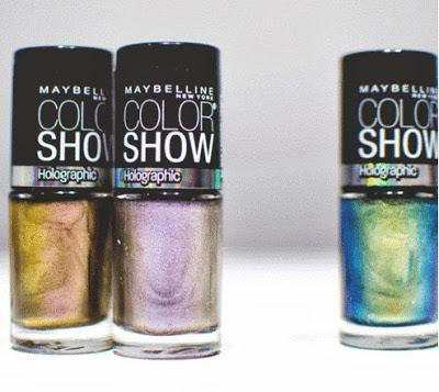 Maybelline Color Show Holographic Nail Polishes