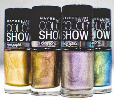 Maybelline Color Show Holographic Nail Polishes