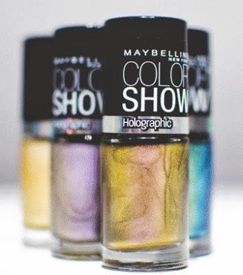 Maybelline Color Show Holographic Nail Polishes