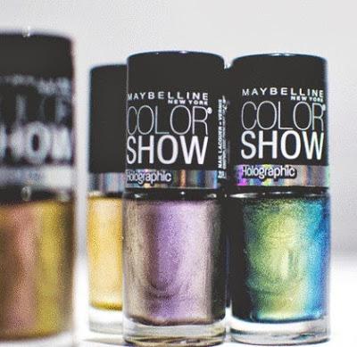 Maybelline Color Show Holographic Nail Polishes