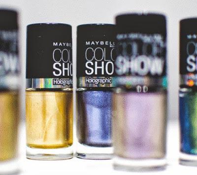 Maybelline Color Show Holographic Nail Polishes