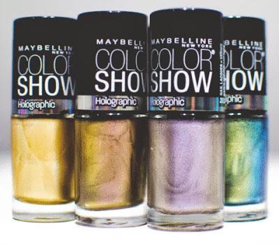 Maybelline Color Show Holographic Nail Polishes