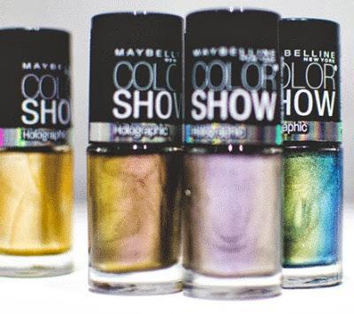 Maybelline Color Show Holographic Nail Polishes