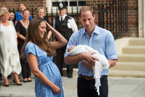 Kate & William Welcome Their Son, George into the World... and Kate Still has her Baby Bump, Hurrah!