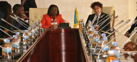 The signing of an energy deal between the Government of Rwanda and Giga Watt Global Rwanda Limited (Credit: Rwanda Ministry of Infrastructure)