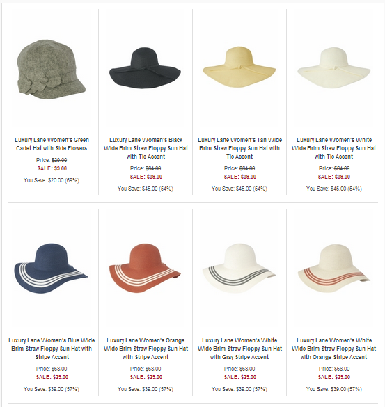 posh hats for sale