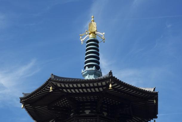 Top of the Peace Pagoda - Battersea Park