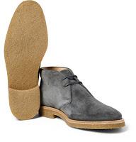 No_Code Is The Right Code:  Tod's No_Code Crepe Sole Suede Desert Boots