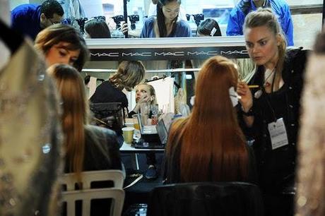 MAC Backstage at Elie Saab