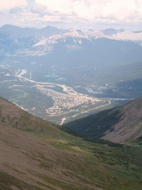 View from top of Jasper Tramway