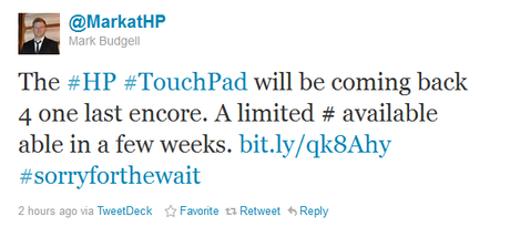 More $99 HP Touchpads Coming Soon