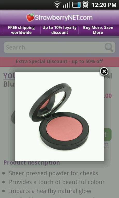 StrawberryNet Worldwide Discount Shopping App on iPhone and Android