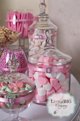 Beautiful Pink Candy Buffet  for a special girl.