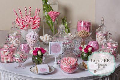 Beautiful Pink Candy Buffet  for a special girl.