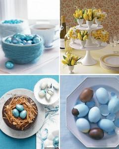 Easter Decorations and my love of Chocolate Eggs