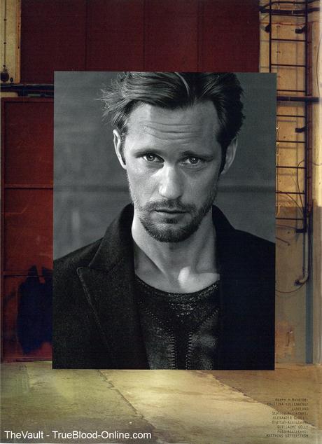 Scans of Alexander Skarsgård in GQ German Magazine