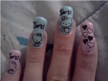 *****HELLO KITTY MANI****