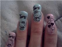 *****HELLO KITTY MANI****