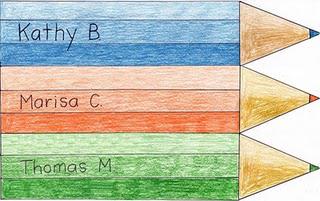 Classroom Colored Pencil Labels