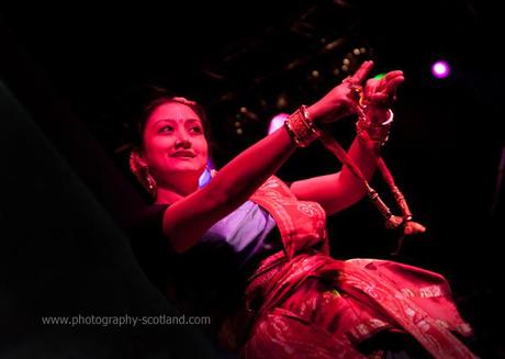 Photo - dancer at the Mela on Leith Links, Edinburgh, Scotland