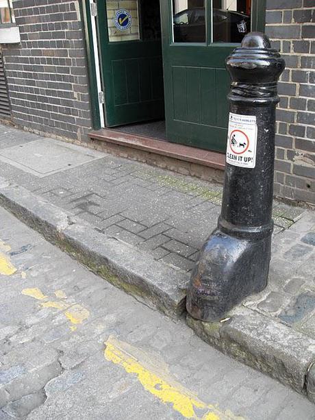 A Pair of Wapping Bollards...