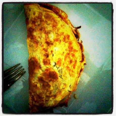 My first omelet.