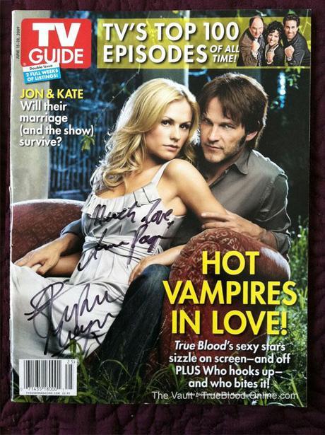 Charity Auction Quickies of Magazines signed by Anna Paquin, Stephen Moyer and Deborah Ann Woll