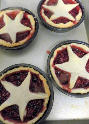 Raspberry crush tarts -Bake for 20-25 mins