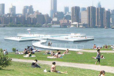 The NYC, floating, public pool.