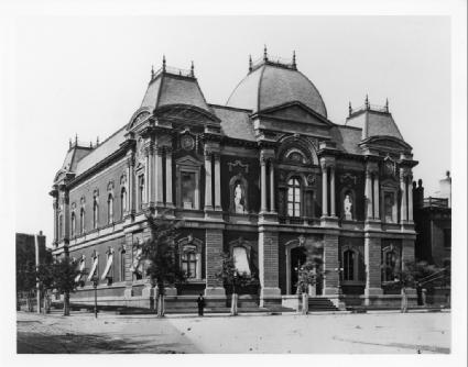 The original Corcoran Gallery of Art, now the Smithsonian Institution's Renwick Gallery, late 19th century, by an unknown photographer, photographic print, Smithsonian Institution Archives, Record Unit 95, Box 34, Folder 24, Negative Number SIA2008-2351. 