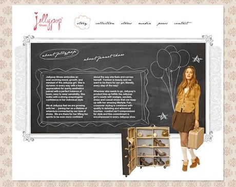 CLIENT LOVE: Jellypop Shoes, Fall/Winter 2011 Website