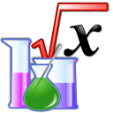 English is the language of Science. Science icon from Nuvola icon