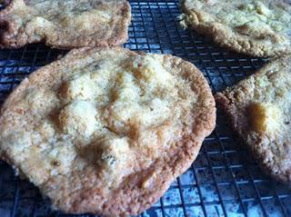 White Choc Chip and Apricot Cookie with Soft Chewy Centre